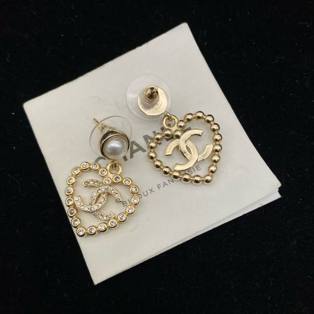 CHANE1 ハートシェイプ ダイヤモンド スタッドピアス【 50％割引+送料無料】