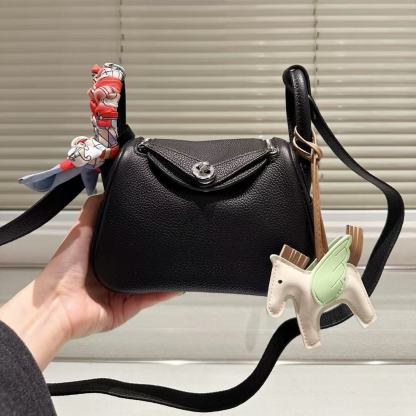 HERME5 Lindy牛革ショルダーバッグ 【 50％割引+送料無料】