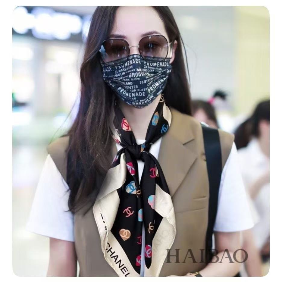 CHANE1 ダブルCシルクスクエアシルク【 50％割引+送料無料】