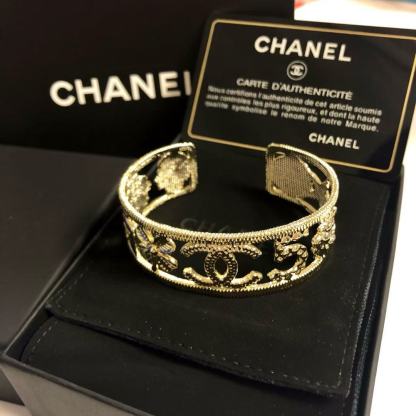 CHANE1 ダブルCオープンブレスレット【 50％割引+送料無料】