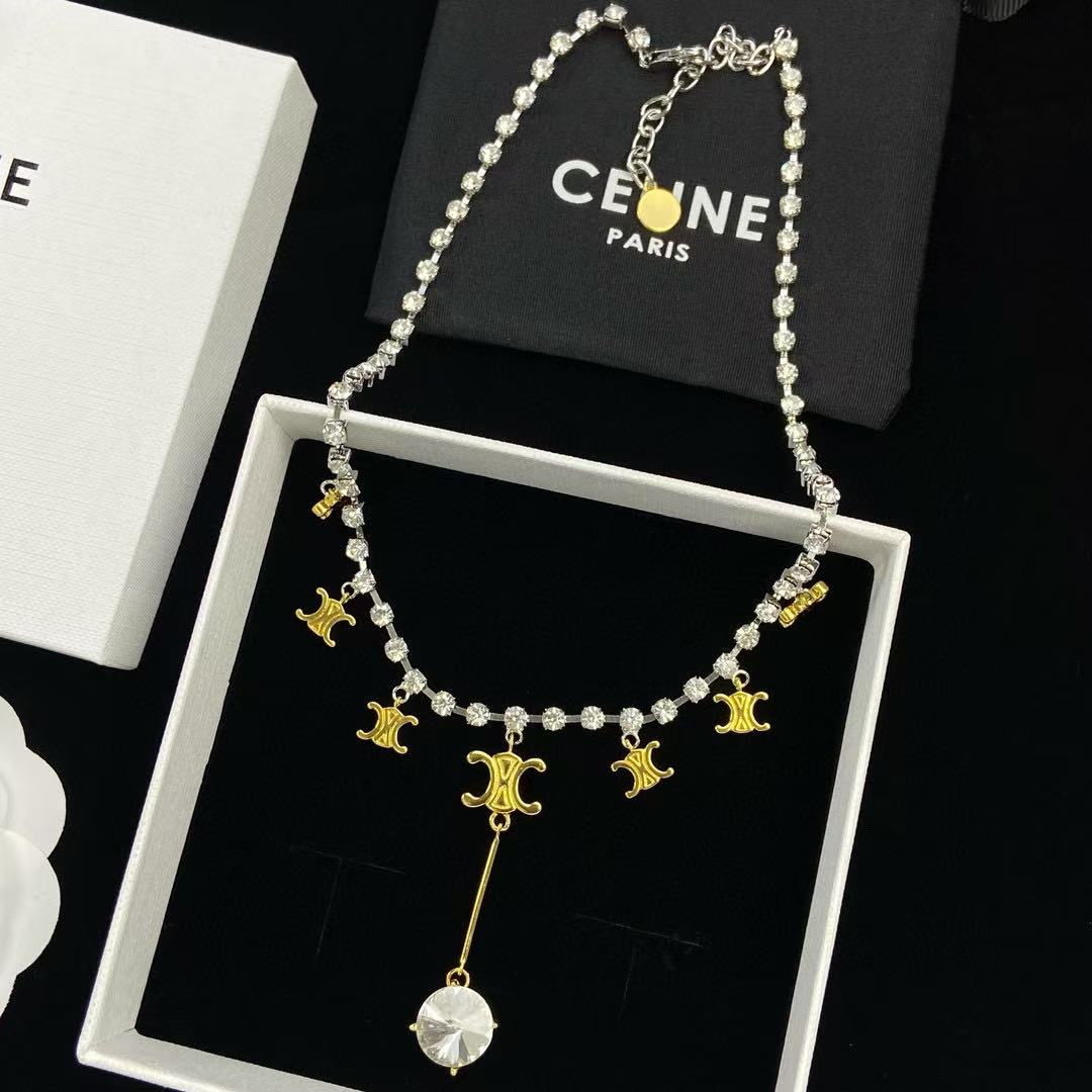 CEL1NE 凱旋門 ダイヤモンド ネックレス【 50％割引+送料無料】