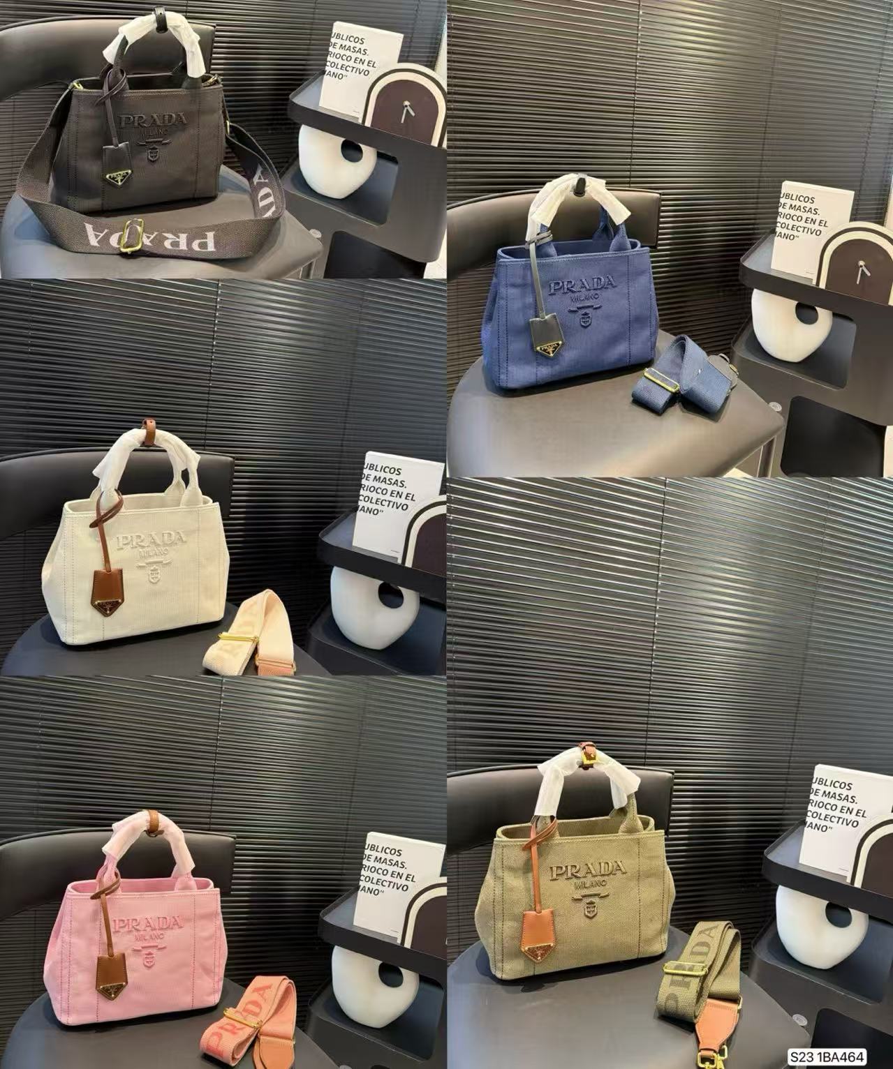 PR4DAキャンバスショッピングバッグ【50％割引+送料無料】