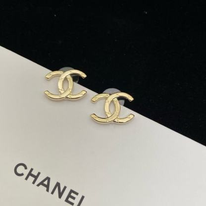 CHANE1 シンプルダブルCイヤリング【 50％割引+送料無料】