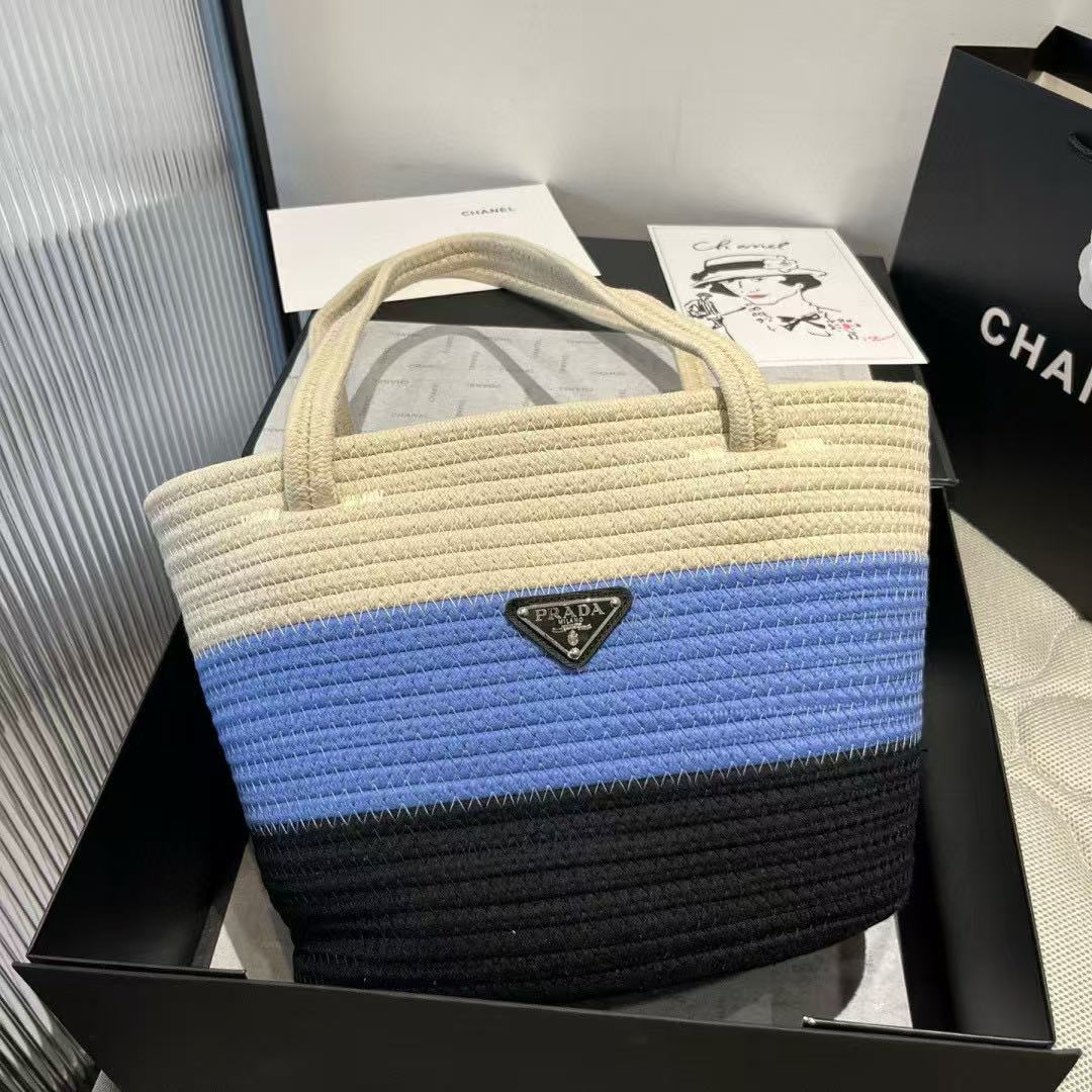 PR4DAカラーマッチング織りバッグ【 50％割引+送料無料】