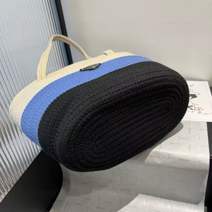 PR4DAカラーマッチング織りバッグ【 50％割引+送料無料】