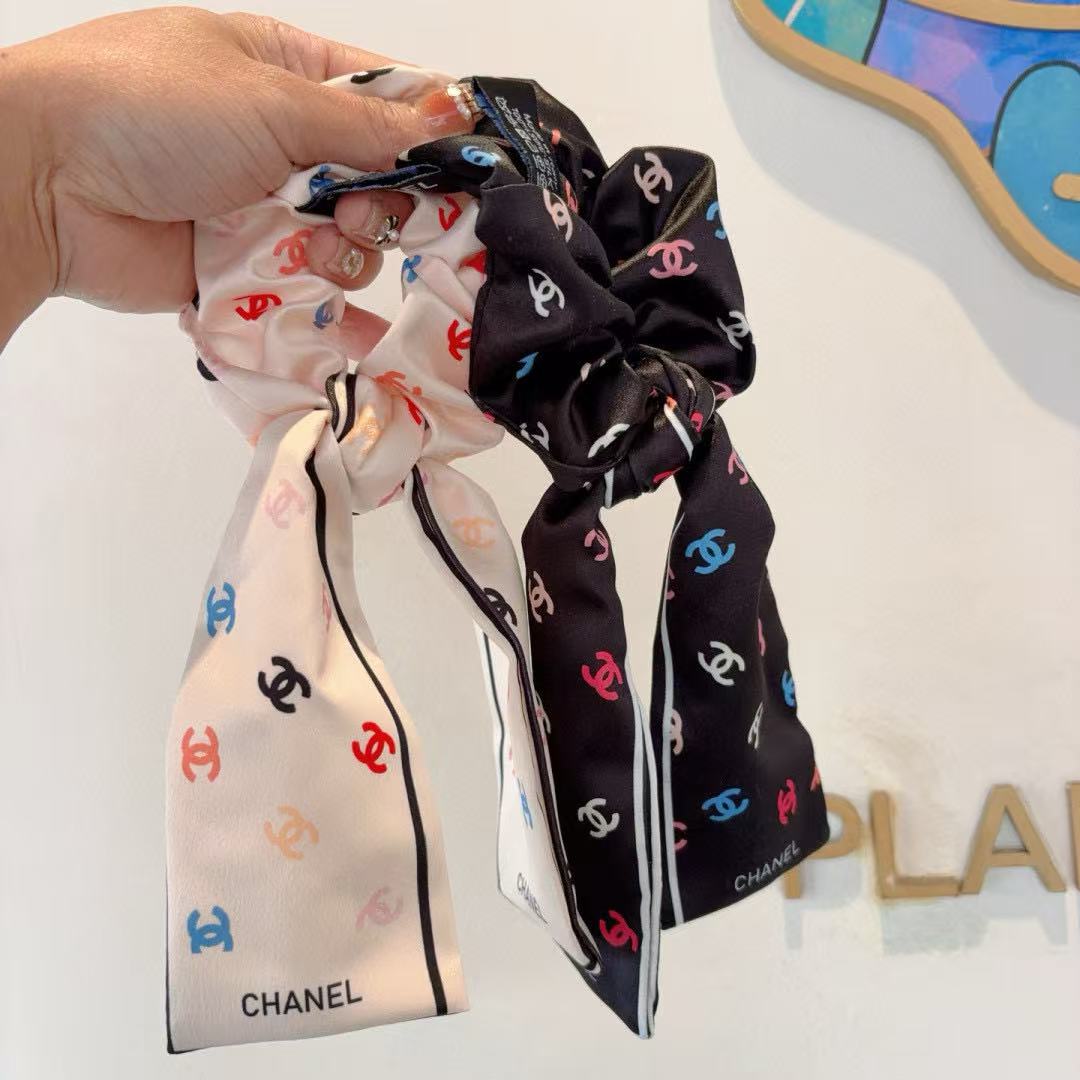 CHANE1 レターリボンスカーフ【 50％割引+送料無料】
