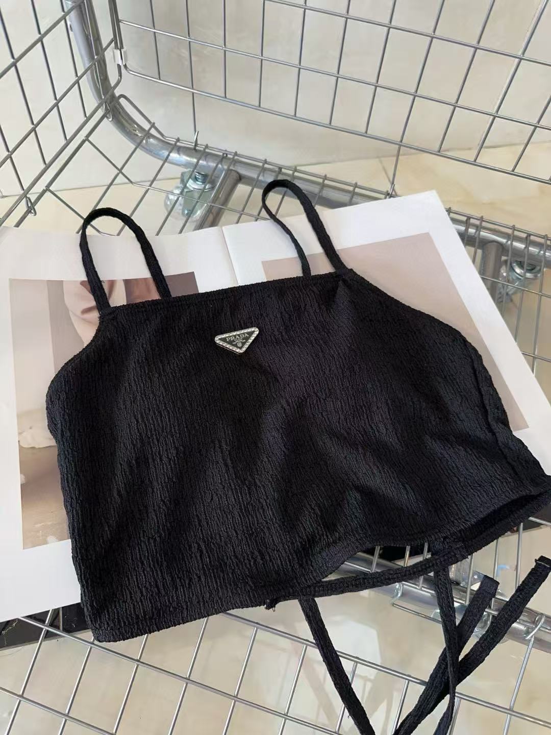 PR4DA トライアングルロゴ ツーピース水着【 50％割引+送料無料】