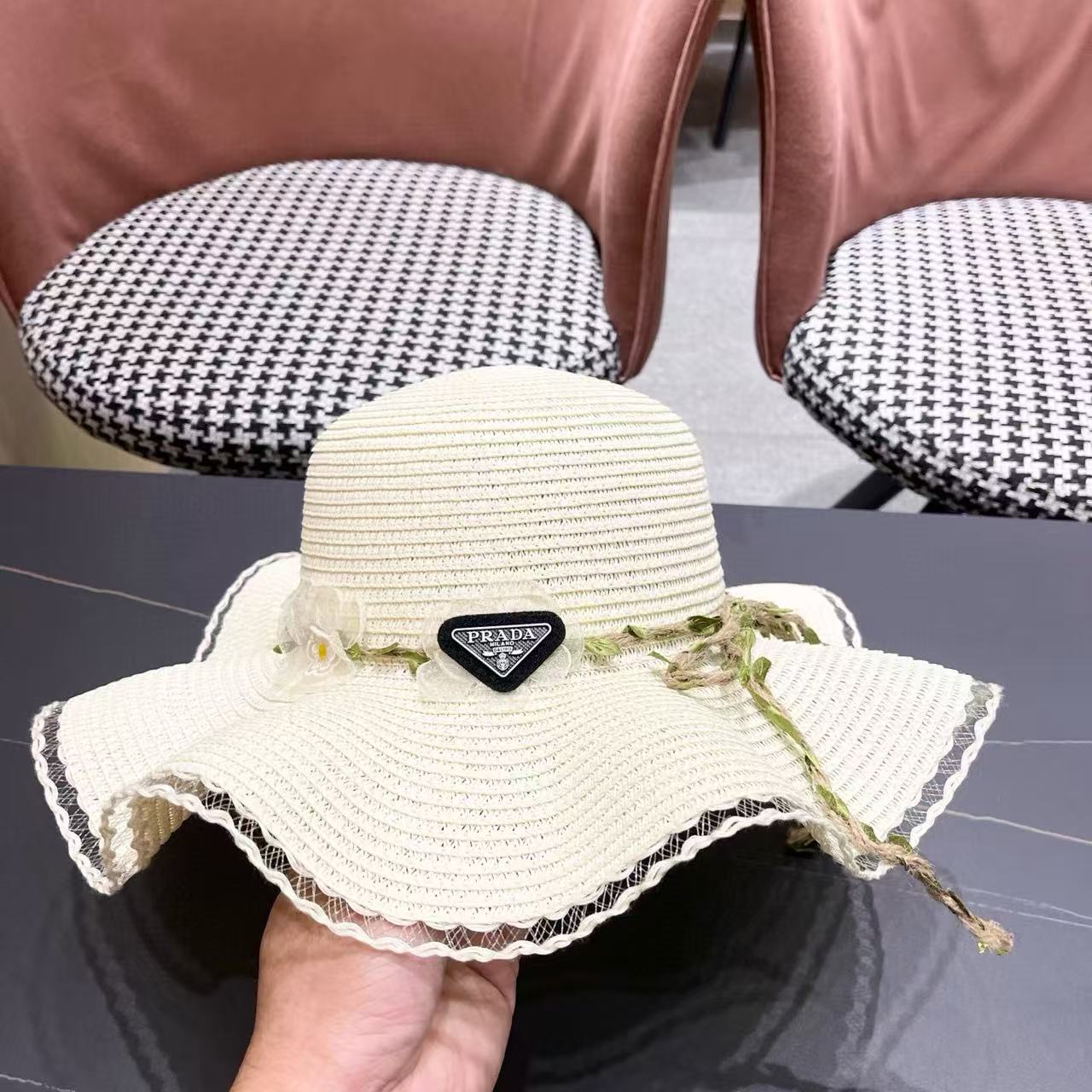 PR4DA ボウバイザー ストローハット【 50％割引+送料無料】