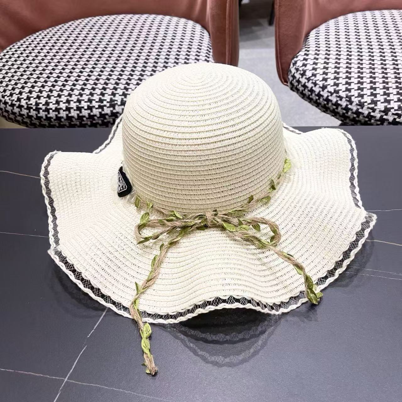 PR4DA ボウバイザー ストローハット【 50％割引+送料無料】