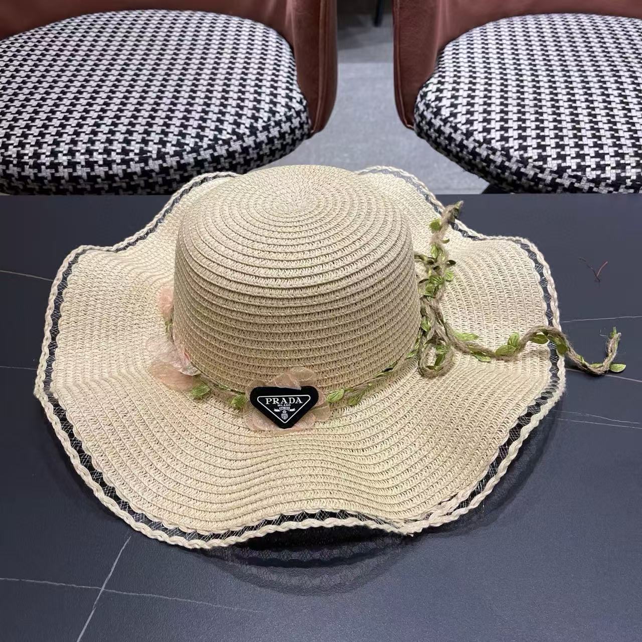 PR4DA ボウバイザー ストローハット【 50％割引+送料無料】