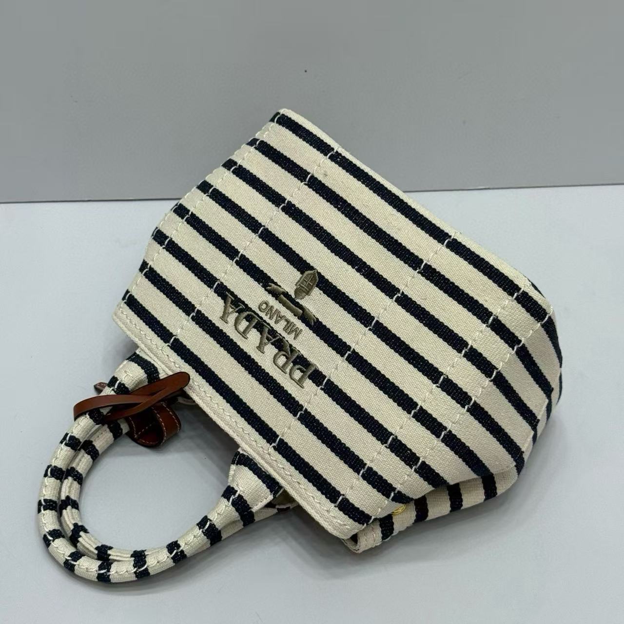 PR4DA ストライプトートバッグ【50％割引+送料無料】