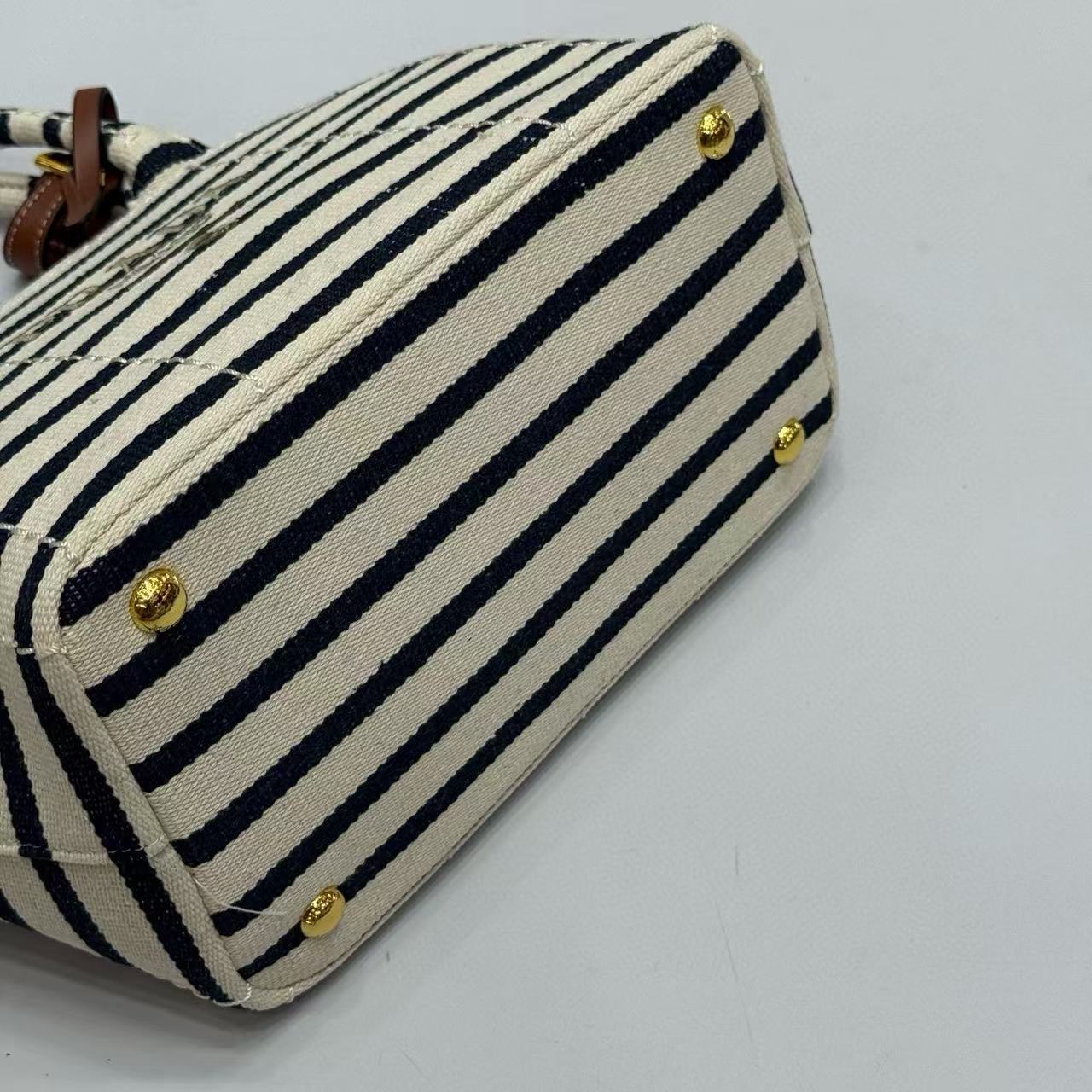 PR4DA ストライプトートバッグ【50％割引+送料無料】