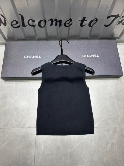 CHANE1 ダブルCボウベスト【 50％割引+送料無料】