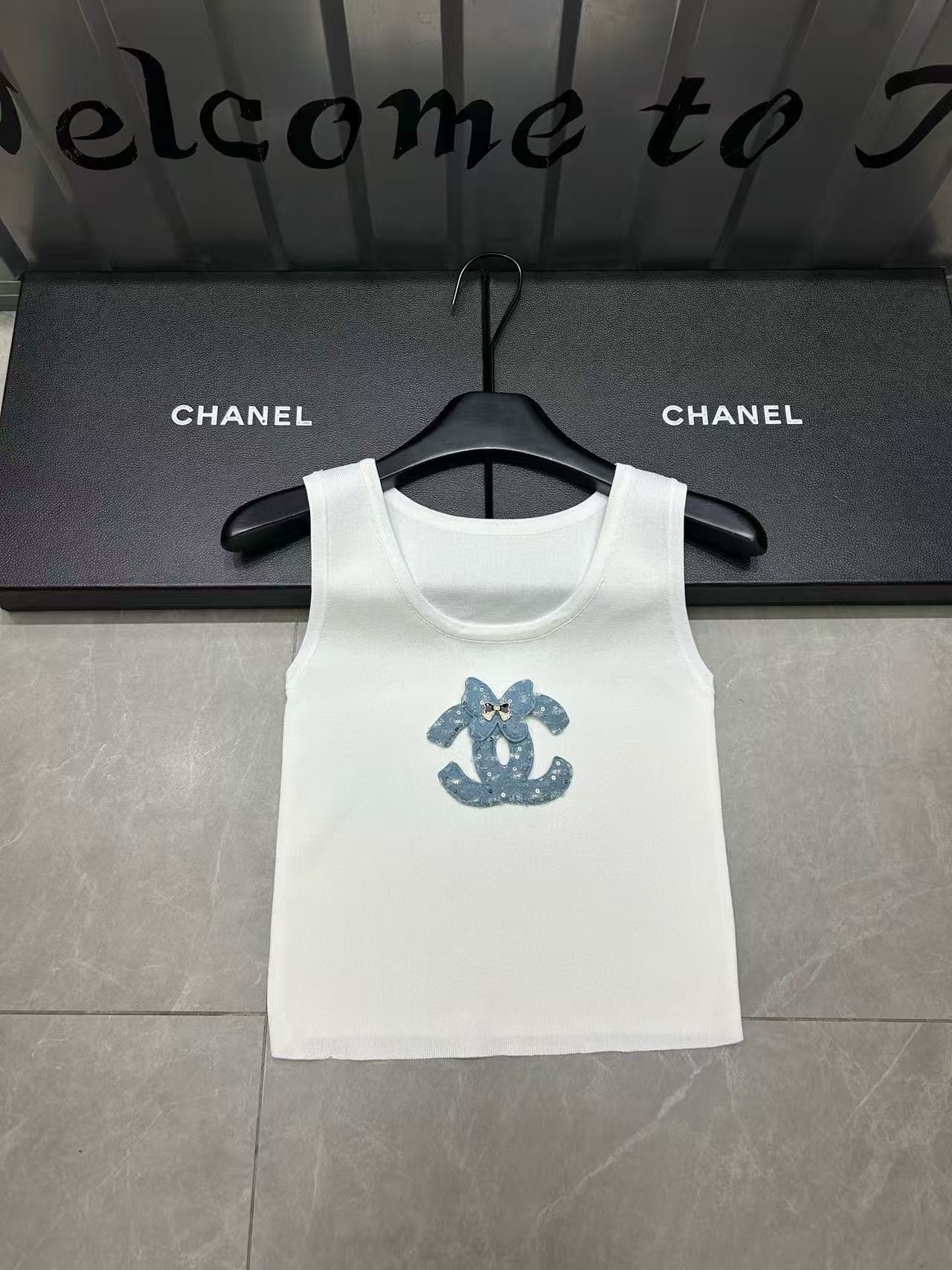 CHANE1 ダブルCボウベスト【 50％割引+送料無料】