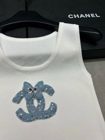 CHANE1 ダブルCボウベスト【 50％割引+送料無料】