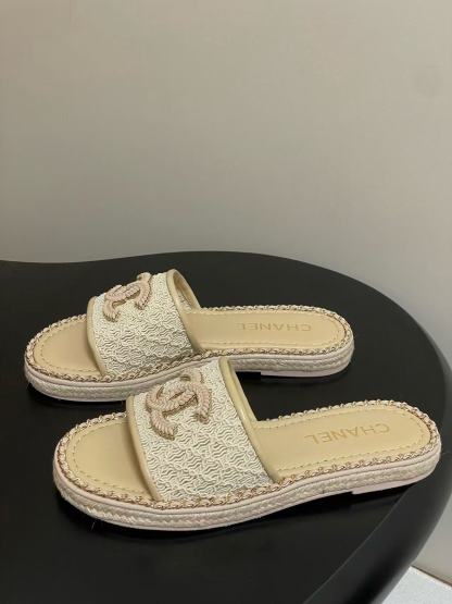 CHANE1 高品質ダブルCチェーンスリッパ【50％割引+送料無料】