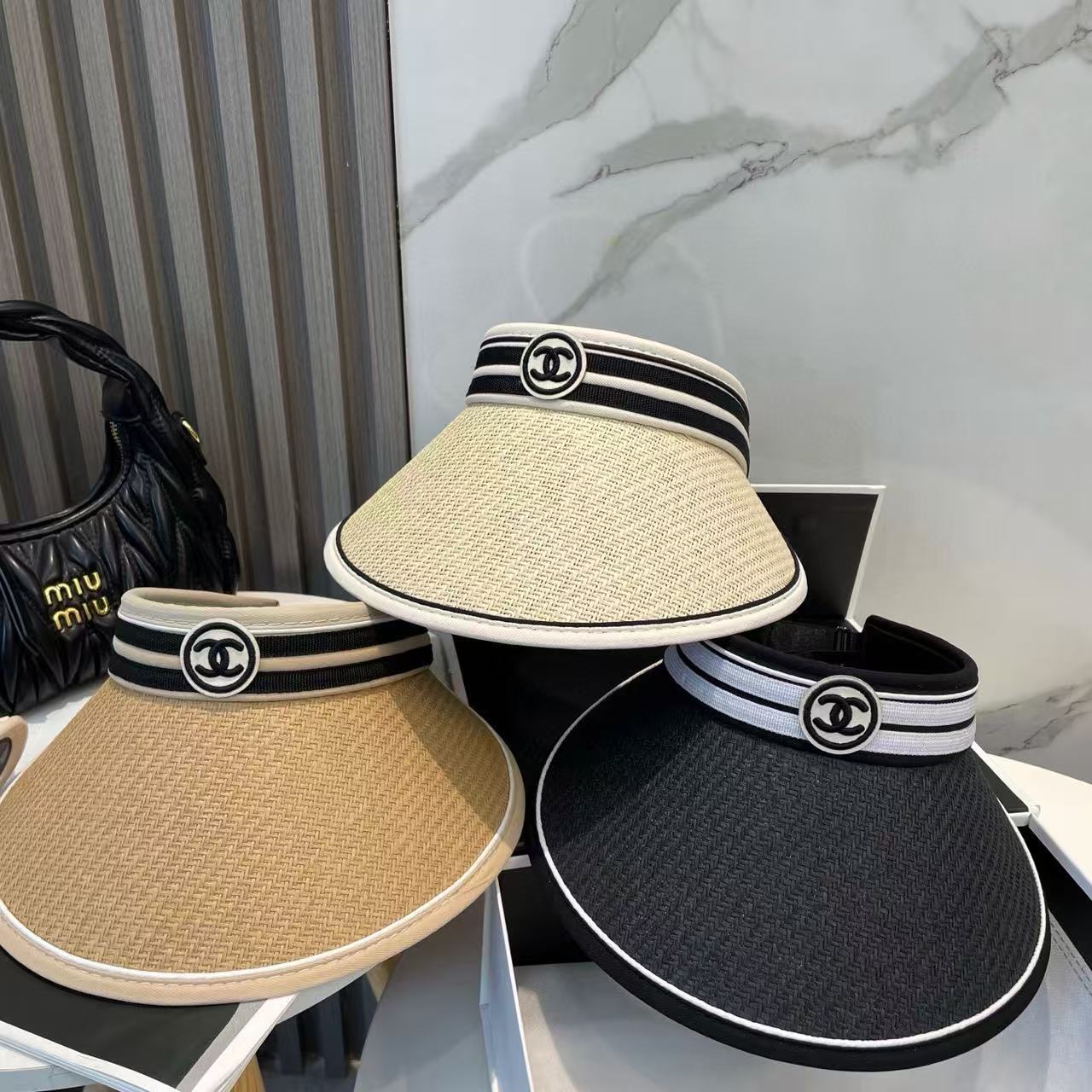 CHANE1 ダブルCサンハット【 50％割引+送料無料】