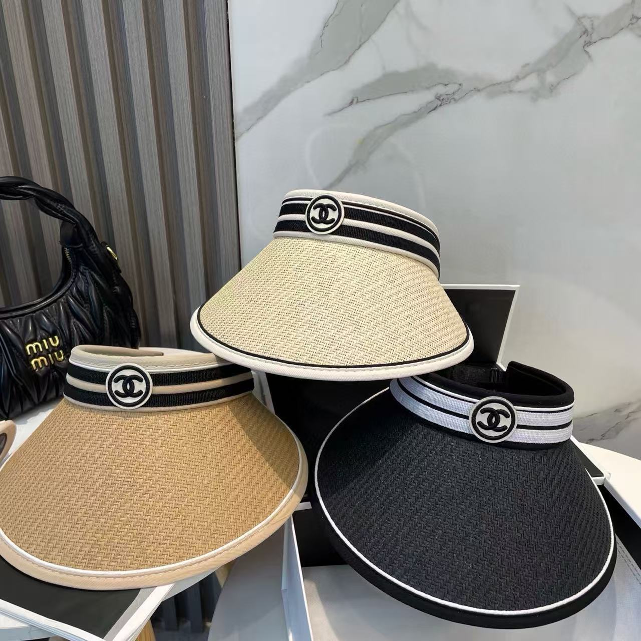 CHANE1 ダブルCサンハット【 50％割引+送料無料】