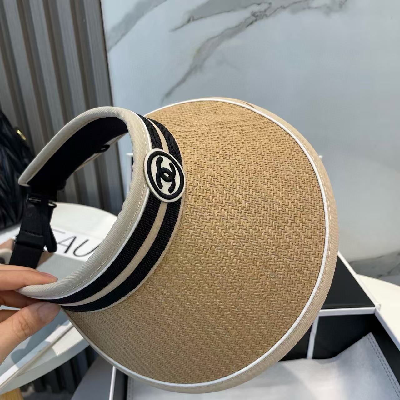 CHANE1 ダブルCサンハット【 50％割引+送料無料】