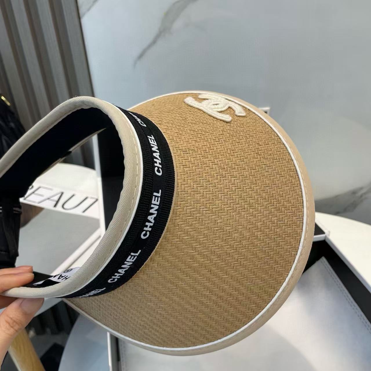 CHANE1 ダブルCサンハット【 50％割引+送料無料】