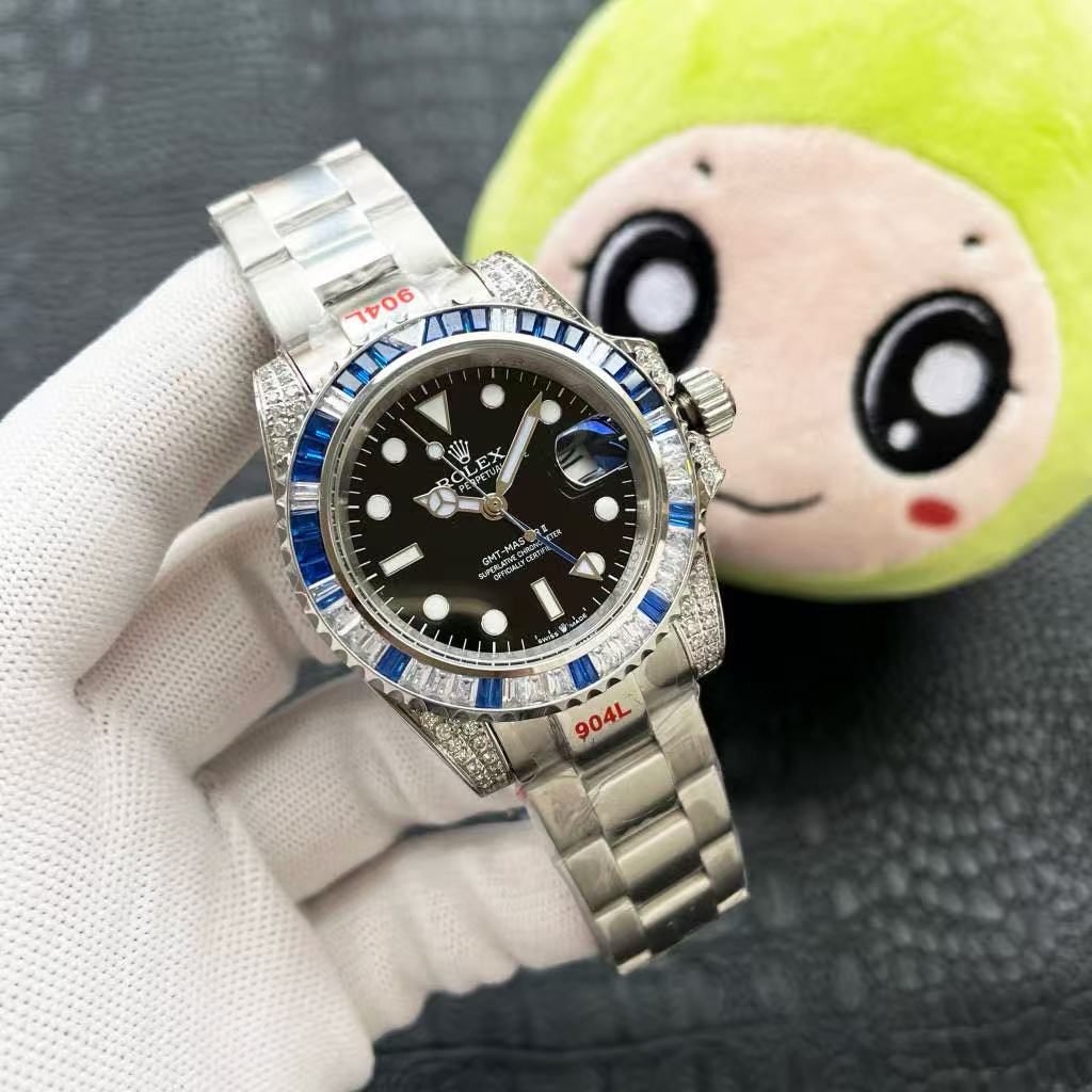 R0LEX レインボーダイヤモンドウォッチ【50％割引+送料無料】