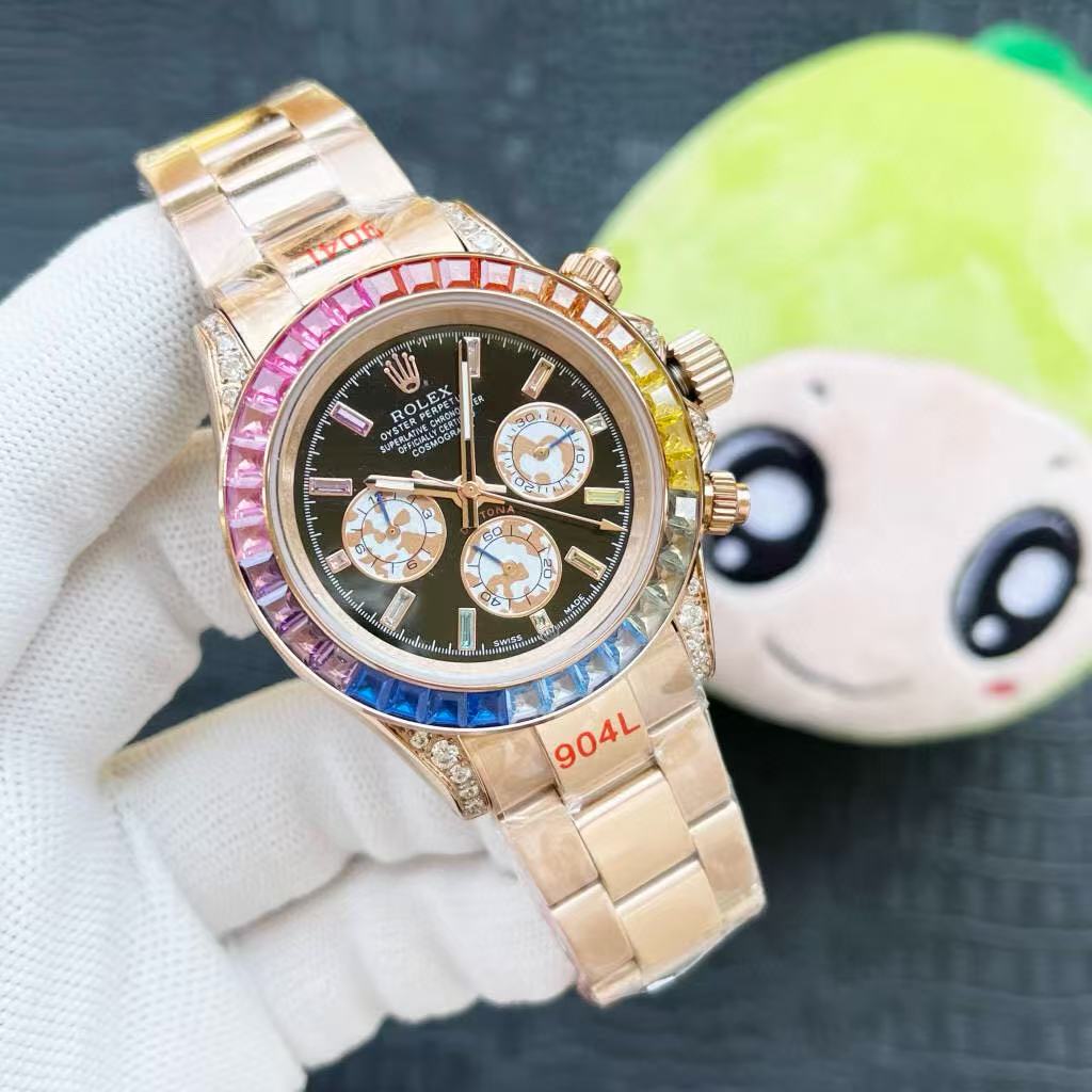 R0LEX レインボーデイトナシリーズウォッチ【50％割引+送料無料】
