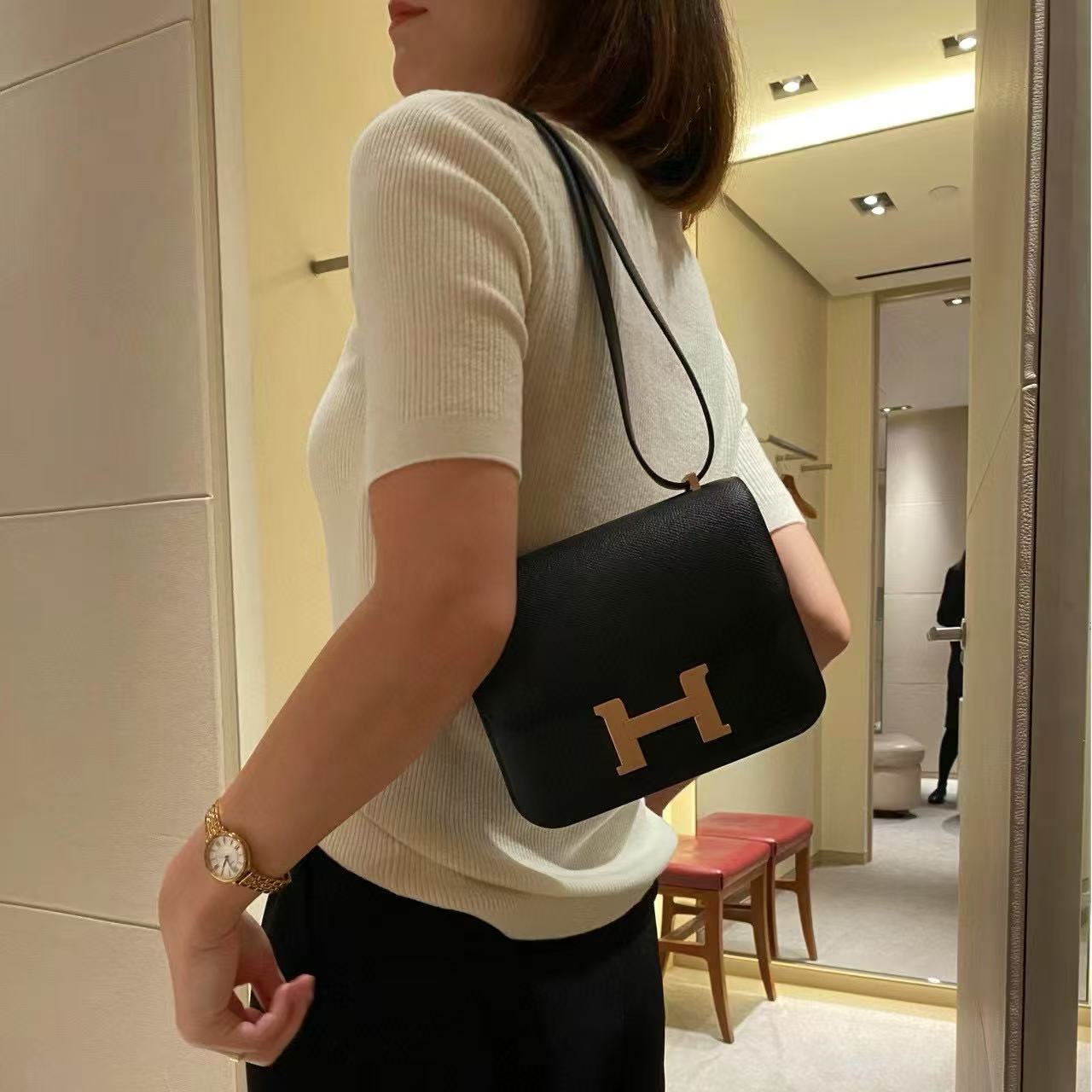 HERME5 高級牛革ショルダーバッグ【 50％割引+送料無料】