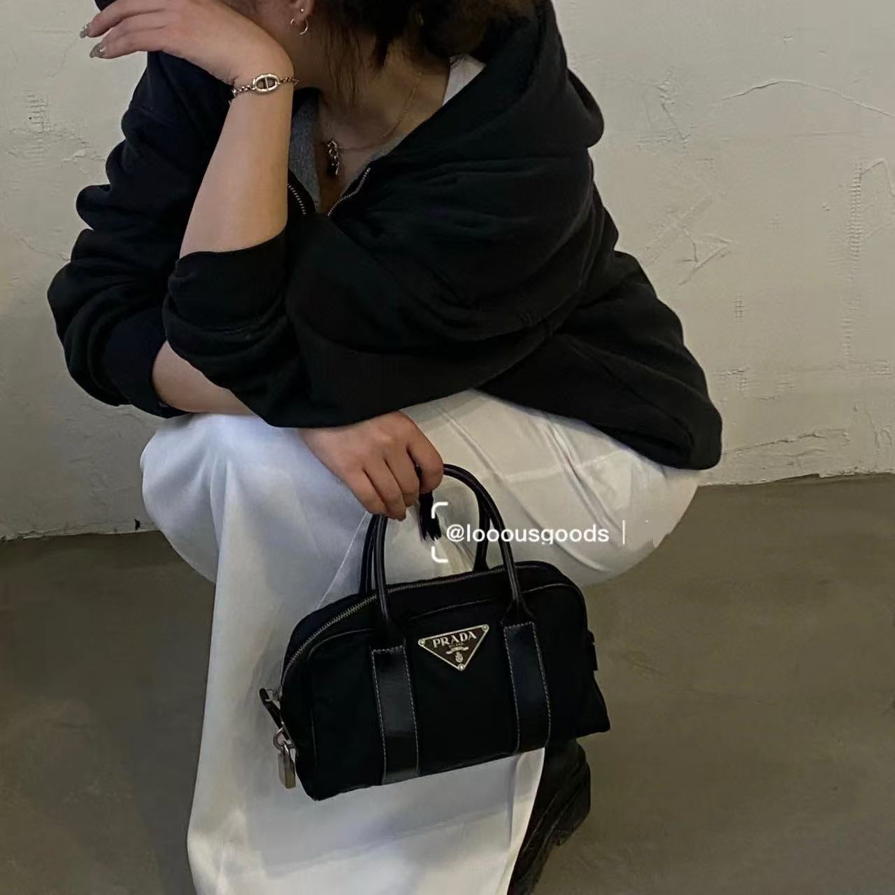 PR4DA 牛革ハンドバッグ【50％割引+送料無料】