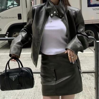 PR4DA 牛革ハンドバッグ【50％割引+送料無料】