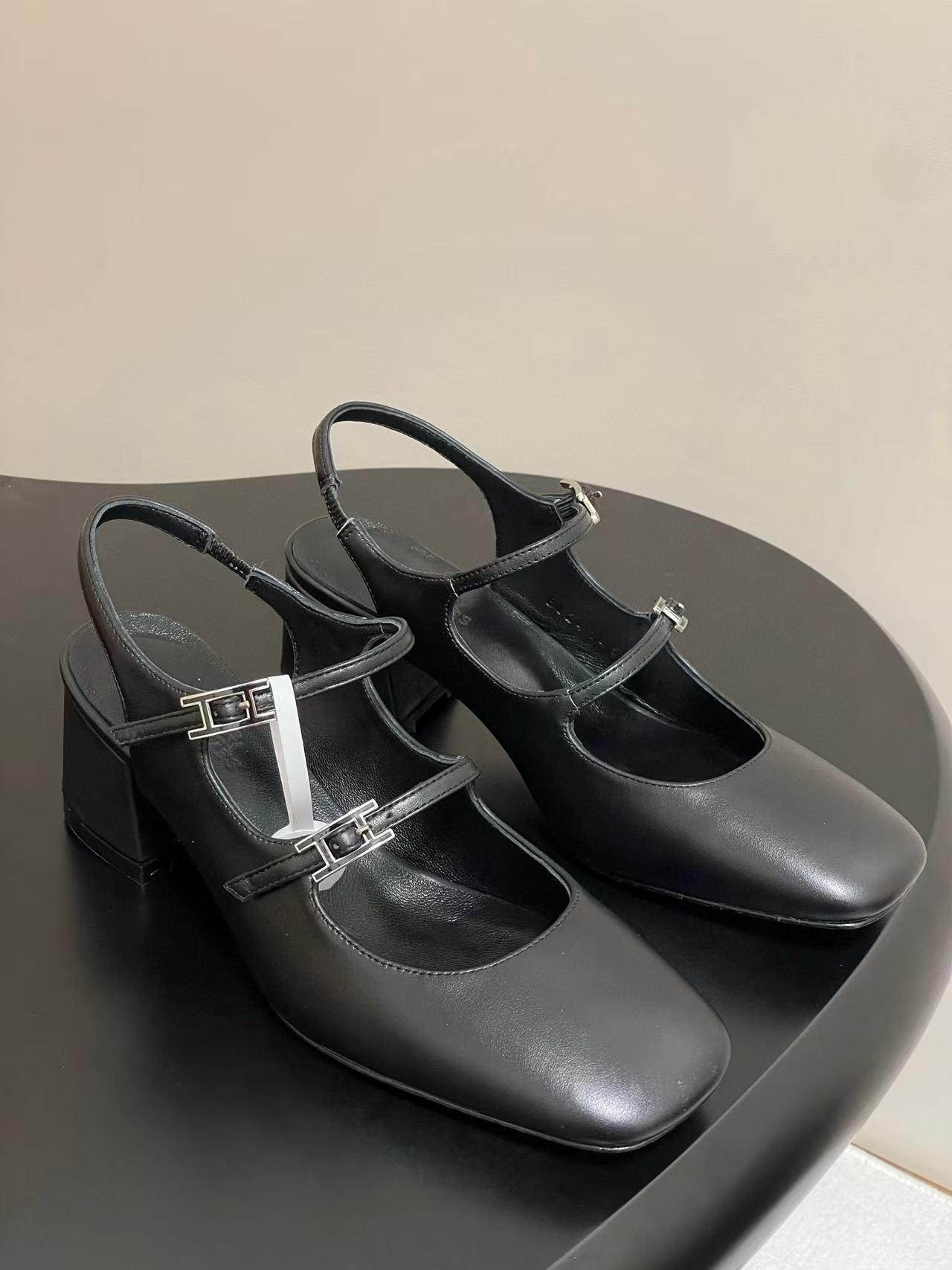 HERME5 高品質シンプルメリージェーンローヒール【50％割引+送料無料】