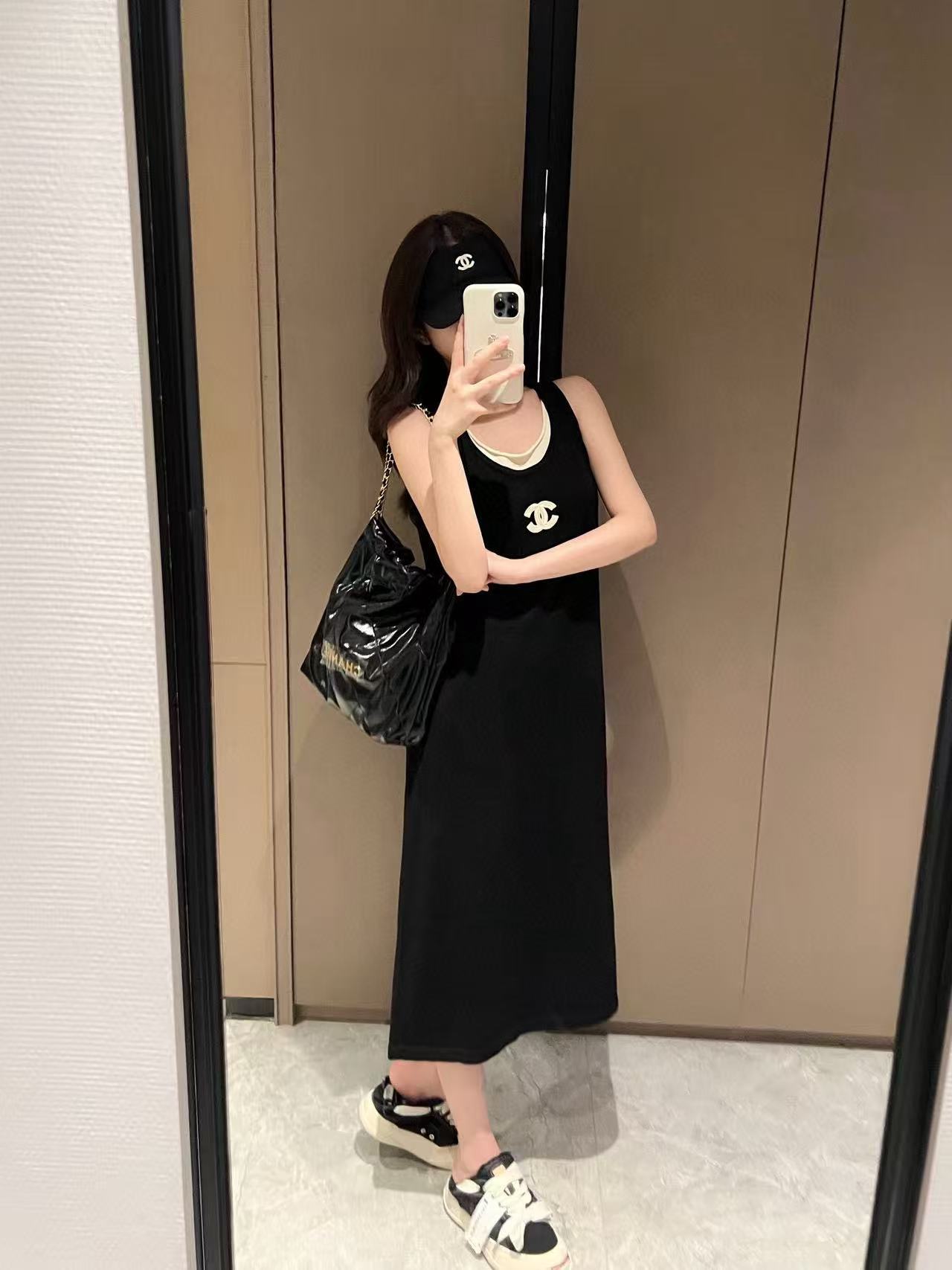 CHANE1 ニットベストドレス【50％割引+送料無料】