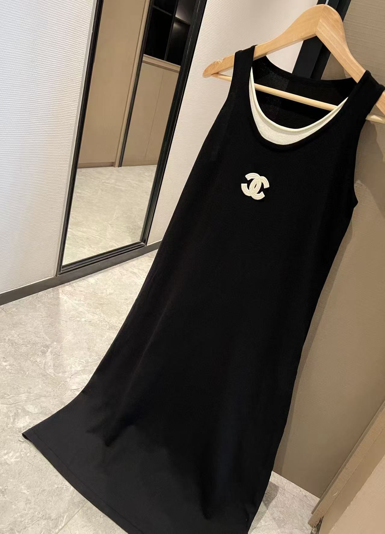 CHANE1 ニットベストドレス【50％割引+送料無料】