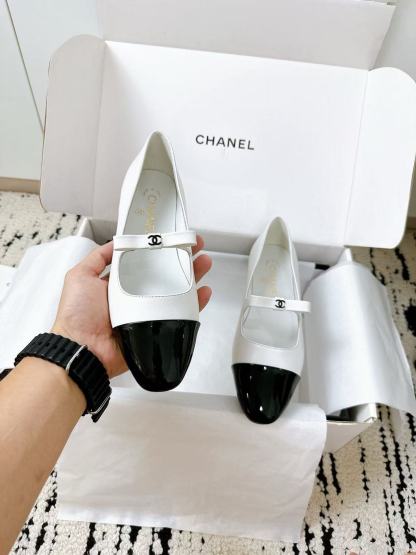 CHANE1 高品質カラーブロックレザーメリージェーンシューズ【50％割引+送料無料】
