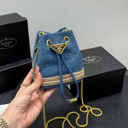 PR4DA チェーンドローストリングバケットバッグ【50％割引+送料無料】