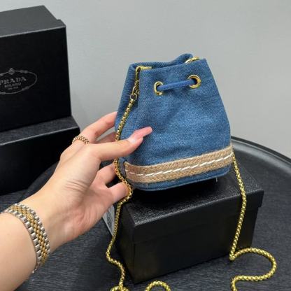 PR4DA チェーンドローストリングバケットバッグ【50％割引+送料無料】