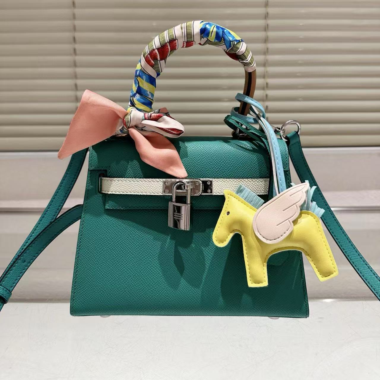 HERME5 高品質牛革ハンドバッグ【50％割引+送料無料】