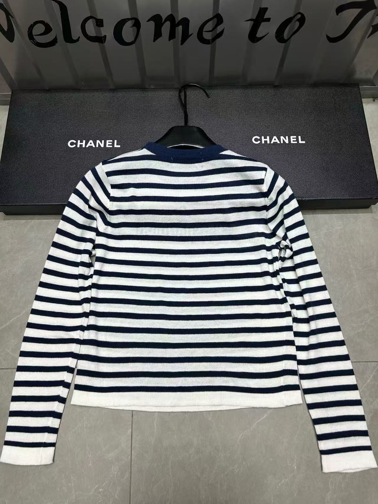 DI0R ストライプウールセーター【50％割引+送料無料】