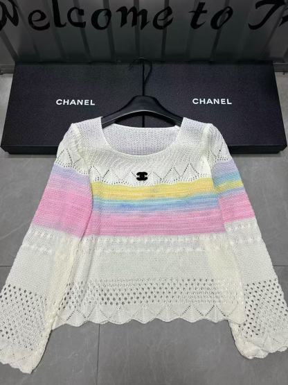 CHANE1 レインボーウールセーター【50％割引+送料無料】