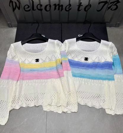 CHANE1 レインボーウールセーター【50％割引+送料無料】