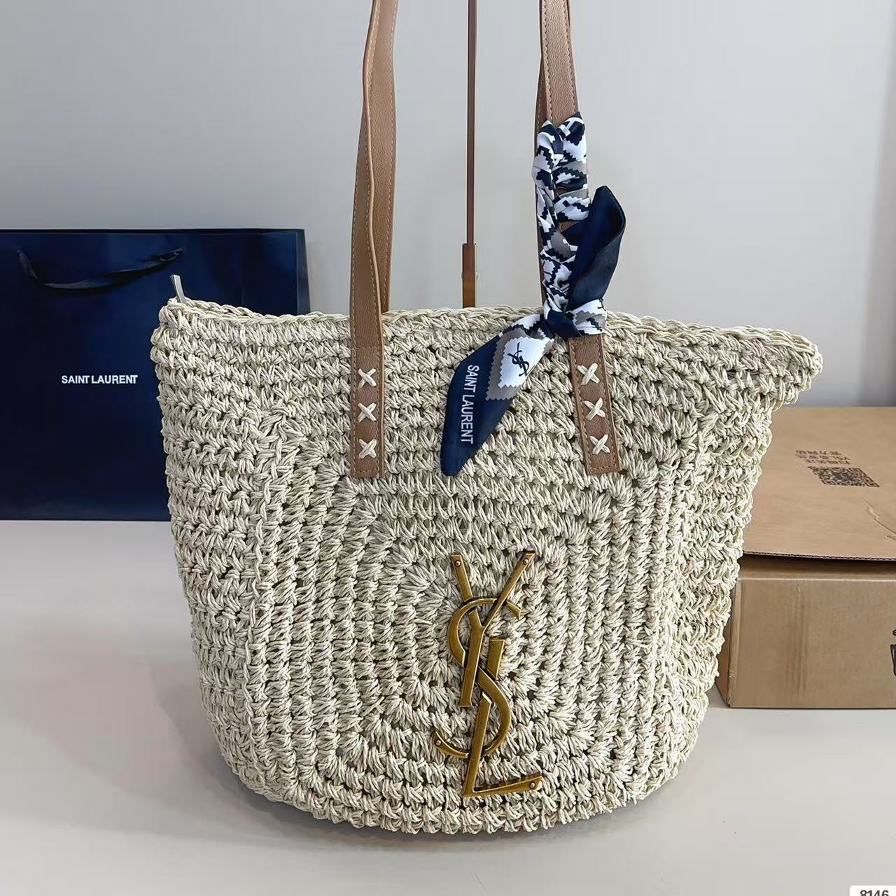 YSL織りショッピングバッグ【50％割引+送料無料】