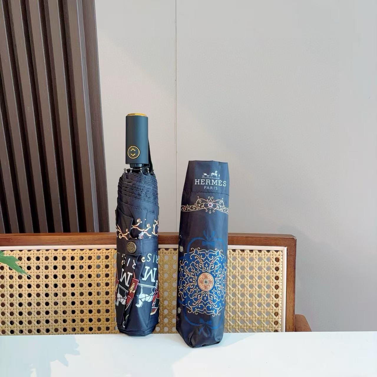 HERME5 三つ折り自動傘【50％割引+送料無料】