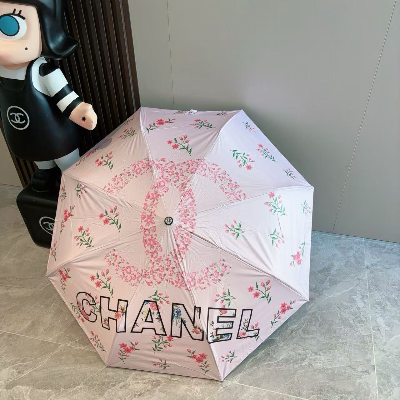 CHANE1 ダブルCプリント傘【50％割引+送料無料】