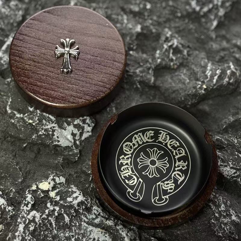 Chr0me Hearts木製ステンレス灰皿【50％割引+送料無料】