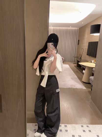 M1UM1U 伸縮性ウエストオーバーオール【50％割引+送料無料】