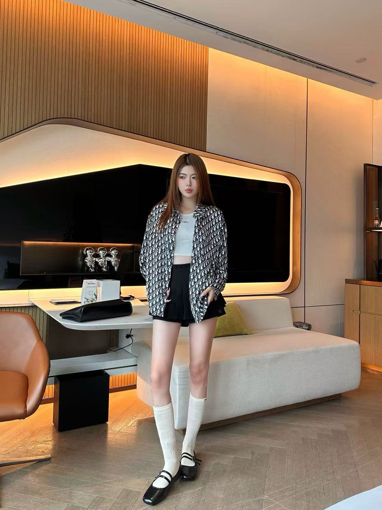 DI0R 高品質アセテートプリントシャツ【50％割引+送料無料】