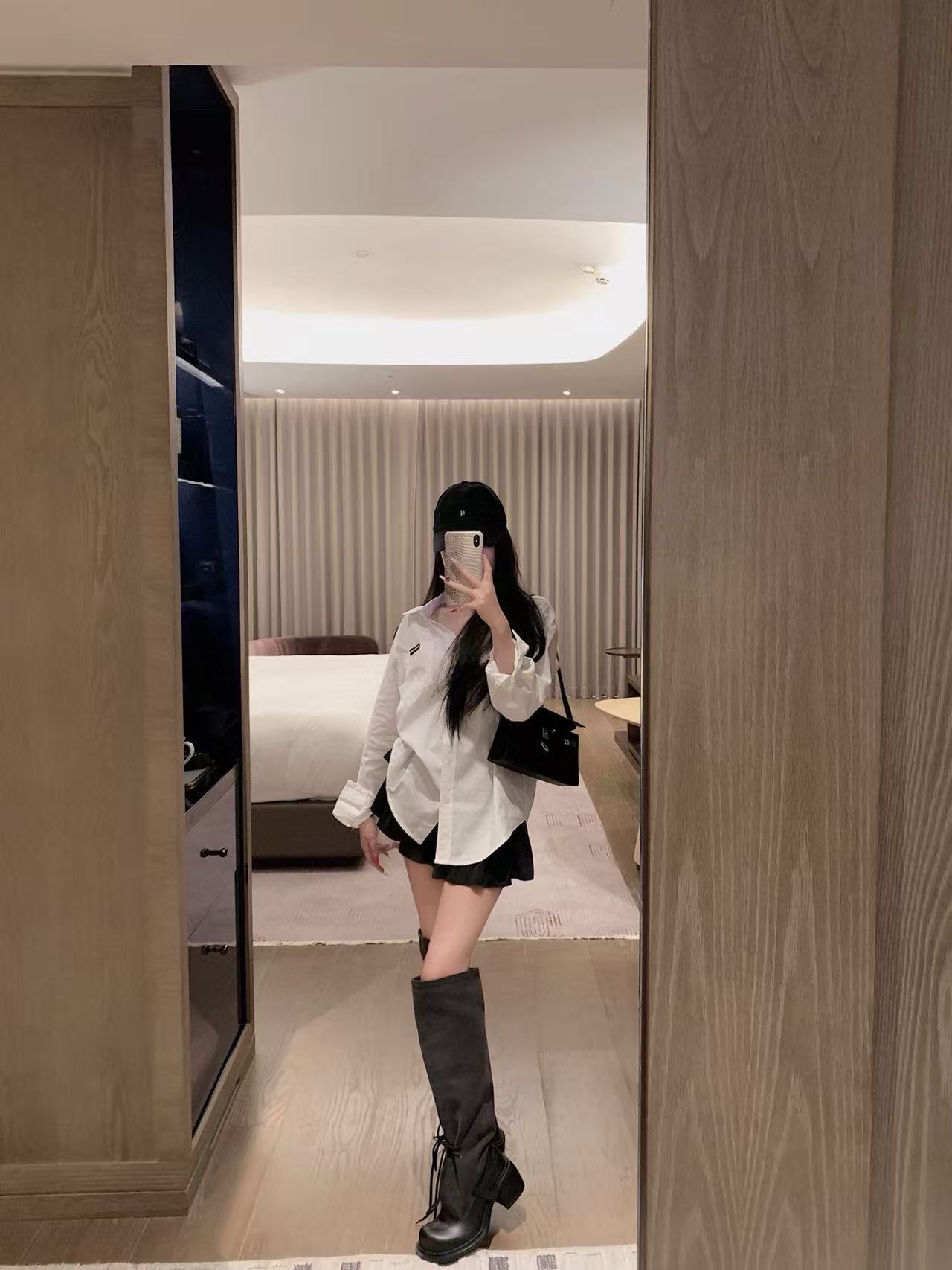 M1U1MU シンプルラペルルーズシャツ【50％割引+送料無料】