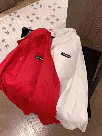 M1U1MU シンプルラペルルーズシャツ【50％割引+送料無料】