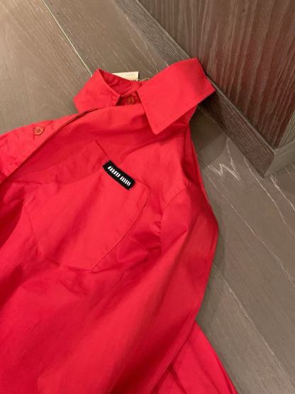 M1U1MU シンプルラペルルーズシャツ【50％割引+送料無料】