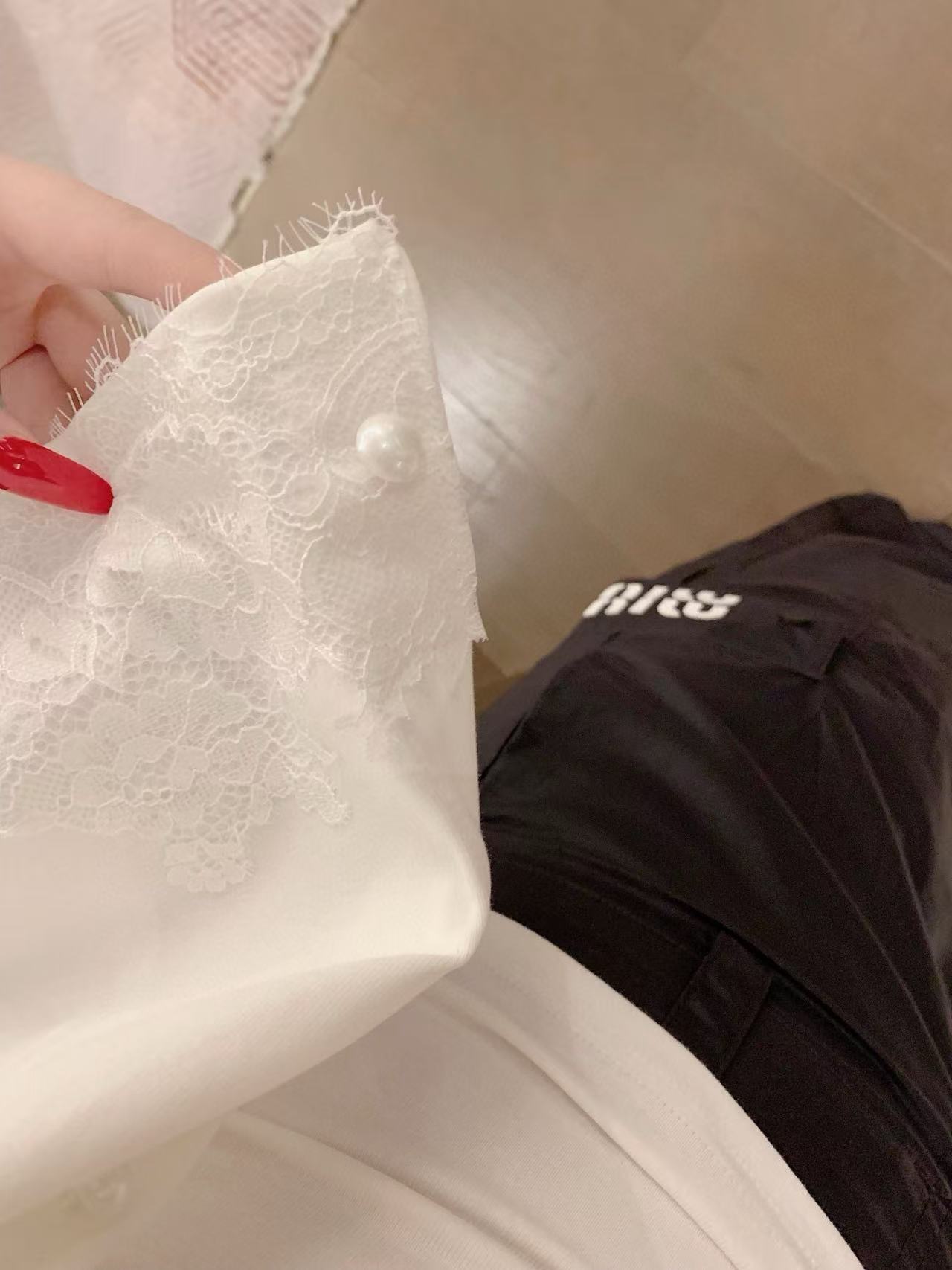 M1UM1U レースカーディガン＋ベスト ツーピースセット【50％割引+送料無料】