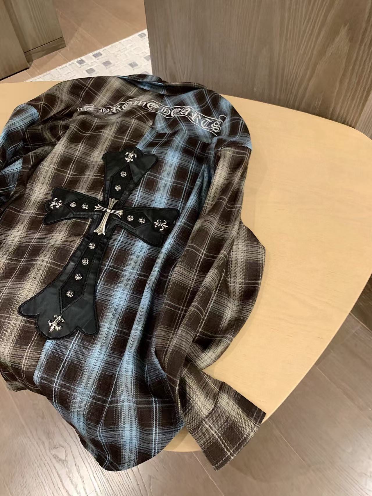 Chr0me Heartsクロスチェックシャツ【50％割引+送料無料】